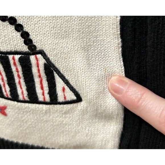 Alfred Dunner Vtg Sweater Zip Cardigan - Picture 6 of 11